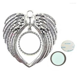 Hanger kettingen Angel Wing Transfer Printing Heat Sublimation Ornament voor DIY Craft Po sieraden maken