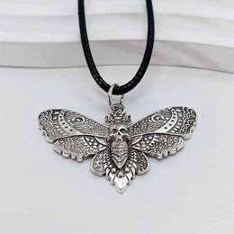 Hanger Kettingen Dier Mot Schedel Ketting Voor Vrouwen Suiker Vogel Touw Gothic Choker Sieraden Halloween