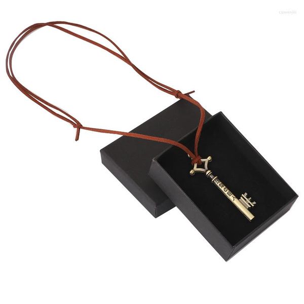 Anhänger Halsketten Anime Angriff auf Titan Halskette Schlüssel Seil Kette Choker Frauen Charm Geschenke Schmuck Collares