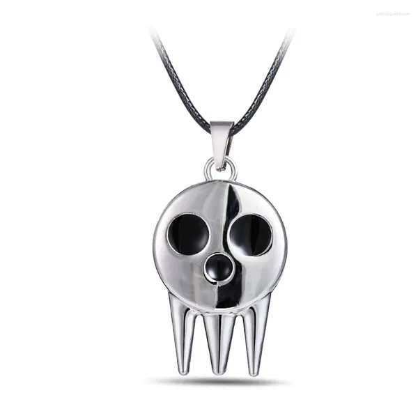 Colliers pendents anime cool soul mange manlier de mort le gamin metal squelette accessoires cosplay costumes toys