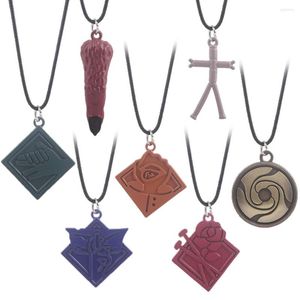 Hanger kettingen anime jujutsu kaisen ketting satoru itadori yuji cosplay charme geschenken sieraden kraag accessoire