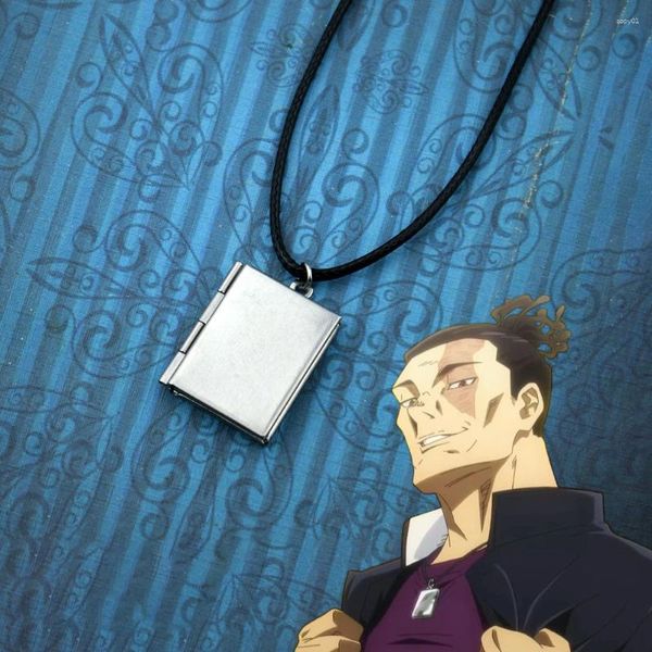 Pendentif Colliers Anime Jujutsu Kaisen Todo Aoi Cosplay Collier Ouvrable Livre Bijoux Accessoires