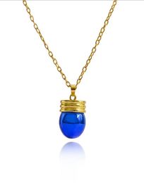 Colliers pendentifs Anime x Kuroro Rushirufuru Collier bleu longue chaîne pull cadeau de Noël Mijoux4291836