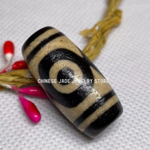 Hangende kettingen antieke magische kracht Old Tibetaanse agaat 3 ogen amulet dzi bead d1110