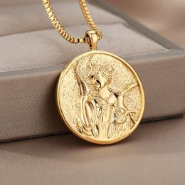 Pendentif Colliers Aphrodite Collier Pour Femmes Or Mythologie Grecque Déesse Ras Du Cou Goth Bijoux Fête Des Mères Cadeau 2023 One PiecePendant