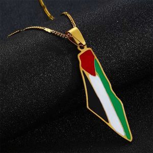 Colliers pendants Palestine Carte Palestin Plac