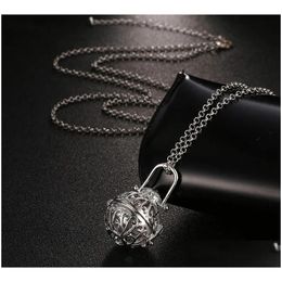 Colliers de pendentif aromathérapie diffuseur huiles essentielles Collier Fashion Nouveau médaillon pendentif 5 couleurs