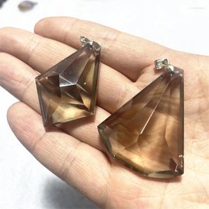 Hanger kettingen Aankomst!Natuurlijke rokerige kwarts slinger voor wichelsteengenezing Kristallen Pendule Chakra Crystal