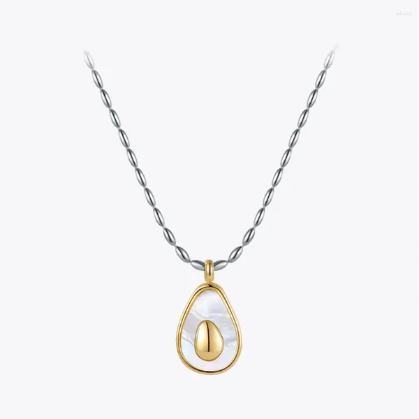 Pendentif Colliers Avocat Chaîne Collier Pour Femmes Mignon Fruit 2024 En Acier Inoxydable Bijoux De Mode Fête Collier Femme