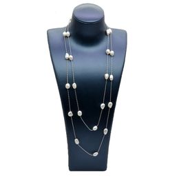 Collares colgantes Collar largo barroco Perla natural de agua dulce Multicolor Forma irregular Accesorios de vestido Damas 230831
