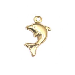 Pendentif Colliers Beadsnice Gold-Filled Dolphin Star Charms