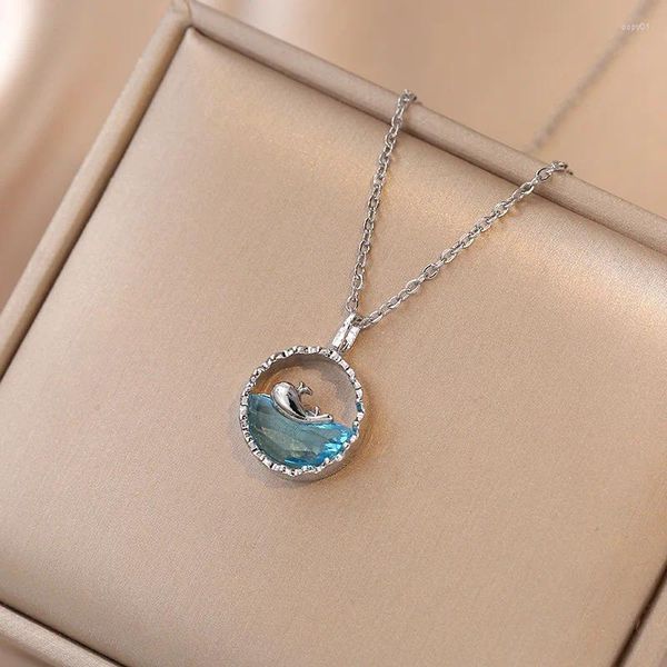 Colliers pendentif belle et à la mode cette vie vous a ce sens collier de baleine en strass pour les femmes parfaites cadeaux de vacances filles