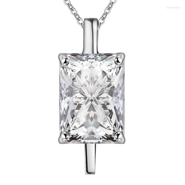 Pendentif Colliers Belle Conception Argent Couleur Cristal Collier De Mode Bijoux Cadeau De Fiançailles Pour Une Femme De Bonne Qualité Et Bas Prix