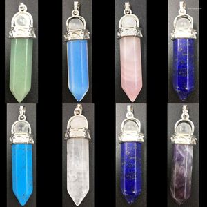 Pendentif Colliers Beaux Bijoux Lapis Lazuli Cristal Howlite Opale Femmes Hommes Perle PWB765