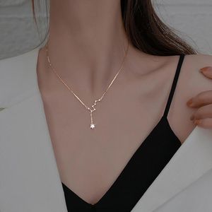 Hanger kettingen Big Dipper Niche Design Tassel Sen Exquisite sleutelbeen ketting voor vrouwen verjaardagscadeau Lady 2022 Fashion Jewlry M61