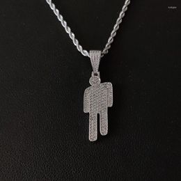 Hanger Kettingen Blohsh Ketting Voor Mannen Roestvrij Staal Menselijke Fans Gift Punk Hiphop Sieraden Koreaanse Mode