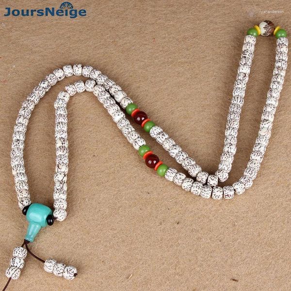 Colliers pendentifs Blood Bodhi Bodhi Bracelets 108 Bouddha Perles Collier Wood Luck