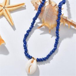 Pendentif Colliers Bohème Naturel Shell Choker Collares Mode Boho D'été Vinatge Perles Cauris Collier Pour Les Femmes