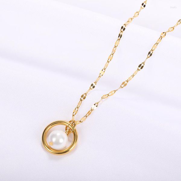 Pendentif Colliers Bohème Blanc Perle Shell Collier Ras Du Cou Déclaration Collier Court Clavicule Chaîne Pour Femmes Femelle Boho Bijoux