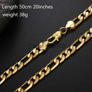 Colliers pendants Boutique 18 carats d'or 8 mm Trois paires d'un collier latéral Figaro Collier Men and Women Fashion Weldparty Jewelry Gift J230817