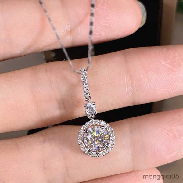 Pendentif Colliers Brillant Cristal Cubique Zircon Collier De Mariage De Mariée De Haute Qualité Argent Plaqué De Mode De Luxe Femmes Bijoux En Gros R230612