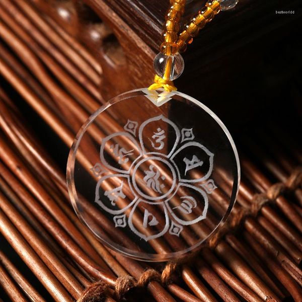 Pendentif Colliers Bouddha Collier Sculpté Chanceux Amulette Femme Homme Bijoux Gardien Sacré