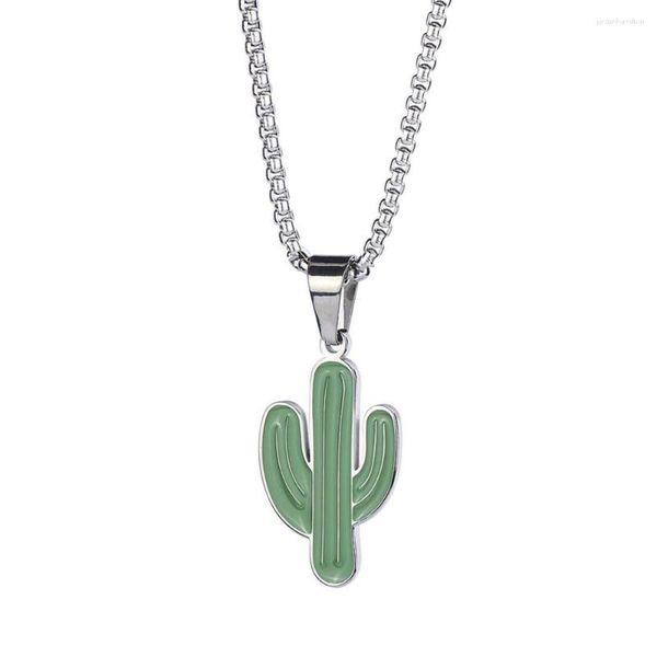 Collares pendientes Collar de cactus para relación de amigos Minimalista Regalo de cumpleaños delicado