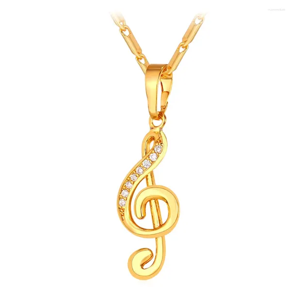 Pendentif colliers pendentifs à breloque pour femmes Notation musicale Note de musique cadeau romantique petite amie femme bijoux P295