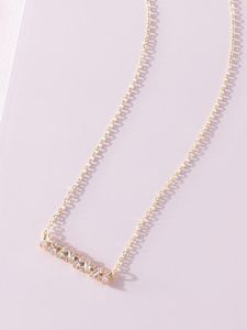 Hangerkettingen CHIAO Fancy Delicate Chain Link Zirkoonkristal voor dames