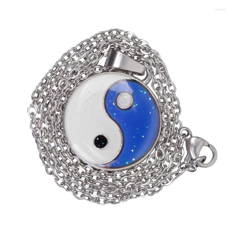 Colliers de pendentif chinois pour les ragots chi et les bijoux de collier à changement de couleur d'humeur chaude