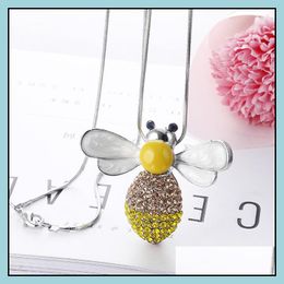 Pendentif Colliers Sautoirs Colliers Or Sier Couleur Collier De Luxe Bijoux Animal Abeille Pendentif Livraison Directe Bijoux Colliers Pendentif Dhrq3