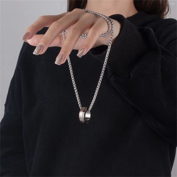 Pendentif Colliers Christian Bible Bague Collier Titane Acier Hip Hop Pour Femmes Hommes Prière Amulette Cadeau