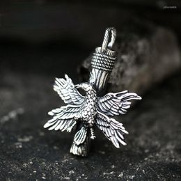 Pendentif Colliers Classique Rétro Gothique Aigle Volant Cool Punk Dominateur Hommes Femmes Hawk Mode Hip Hop Moto Fête Bijoux