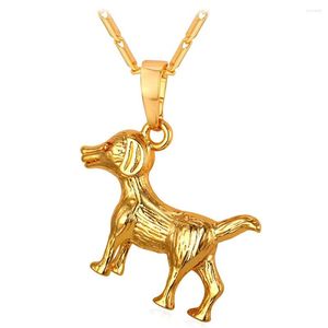 Pendentif Colliers Collare Mignon Chien Pendentifs Or/Argent Couleur Charme En Gros Animal Hommes Bijoux Collier Femmes P233