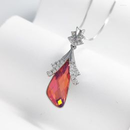 Hanger kettingen kraag de moda 2022 mujer gemaakt met Oostenrijks kristal voor meisjes feest bruiloft trending producten sieraden vrouwen bijoux