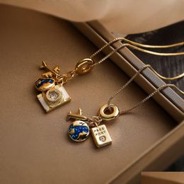 Colliers de pendentif Colliers plaqués en cuivre Collier pour femmes accessoires de tous les jours de bijoux