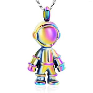 Pendentif Colliers Crémation Bijoux Robot Urne Collier Pour Cendres Hommes Mémorial Souvenir