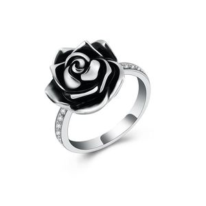 Hanger kettingen crematie sieraden rozenbloem urn ring voor as vrouwen vinger aandenken herdenkingen geliefden