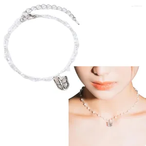 Hanger kettingen kristallen ketting delicate mooie vlinder sleutelbeen ketting armbanden y2k sieraden verjaardag valentijn