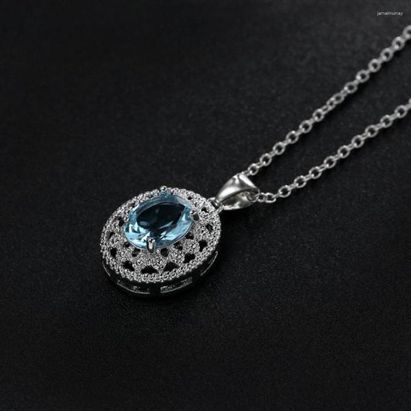 Pendentif Colliers Cristal Violet Bleu Zircon Clavicule Collier Mignon De Mariage Bijoux De Mariée Femme Pour Les Femmes