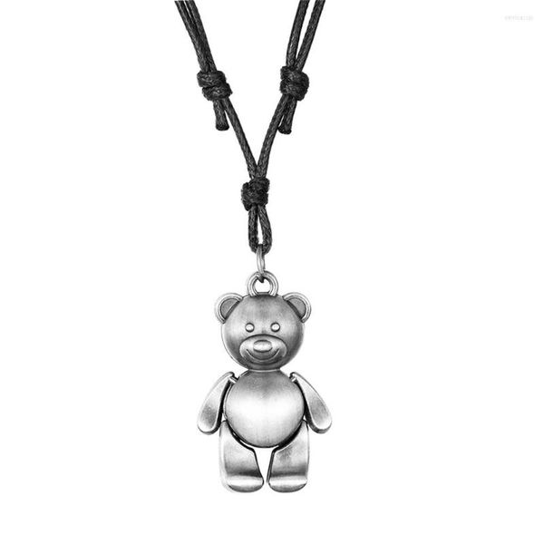 Pendentif Colliers Cubs Collier Hommes Bijoux Vintage En Cuir Déclaration Pendentifs Femmes Choker Anime