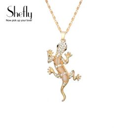 Colliers pendants mignon gecko collier animal charme viking amulelet lézard jielrisry femmes cadeaux antique 2021 260y