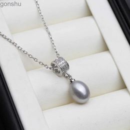 Colliers de pendentif pendentif de perle noire noire naturelle pour femmes bijoux mariage blanc d'eau douce perle de perles pour l'anniversaire du meilleur cadeau