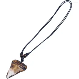 Pendentif Colliers Décorer Collier Dent De Requin Garçons Hommes Plage Pour Hommes Ras Du Cou Décoration Cool Chaîne Personnalisé Surfeur