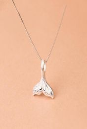 Collares colgantes Diseño de moda animal collar de ballena pescado encanto náutico sirena