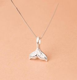 Colliers pendants Design Animal Fashion Femmes Collier baleine Tail Poisson Nautique Charme Sirène Elegant Bijoux Girls Collares6769535