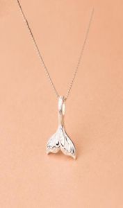 Colliers pendants Design Animal Fashion Femmes Collier baleine Tail Poisson Nautical Charmaid Sirène Elegant Bijoux Girls Collares7528769