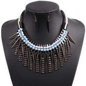 Hanger Kettingen Design Model Mode Acryl Spike Punk Chunky Verklaring Ketting voor Vrouwen Sieraden