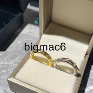 Hanger Kettingen Ontwerper Buccellatis Open Ring Luxe Top Geborsteld Ambachtelijk Sterrenlicht Vrouwelijke Buchi Junior Hoogwaardige Elegante Lichte Luxe Paar Vriend Ring Geschenken