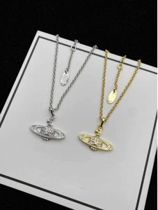 Hanger Kettingen Designer Brief Vivian Chokers Luxe Dames Mode-sieraden Metalen Parelsnoer cjeweler Westwood yuiy Motion current 3140ess